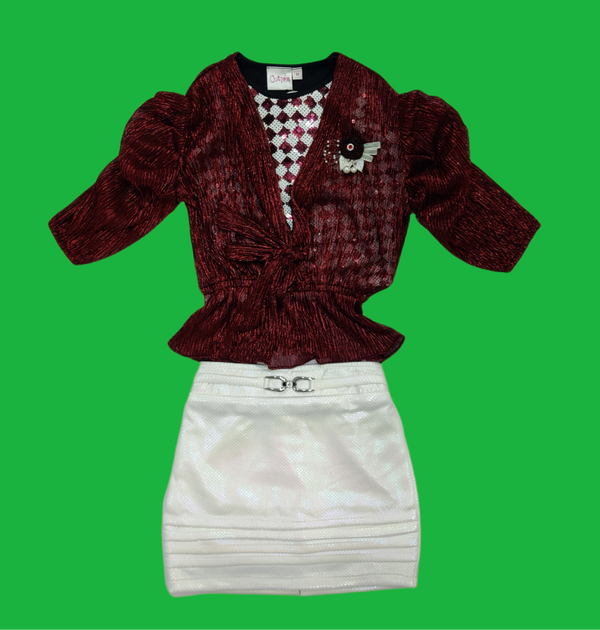 Maroon Colour Skirt(GC-GSKT_1845)