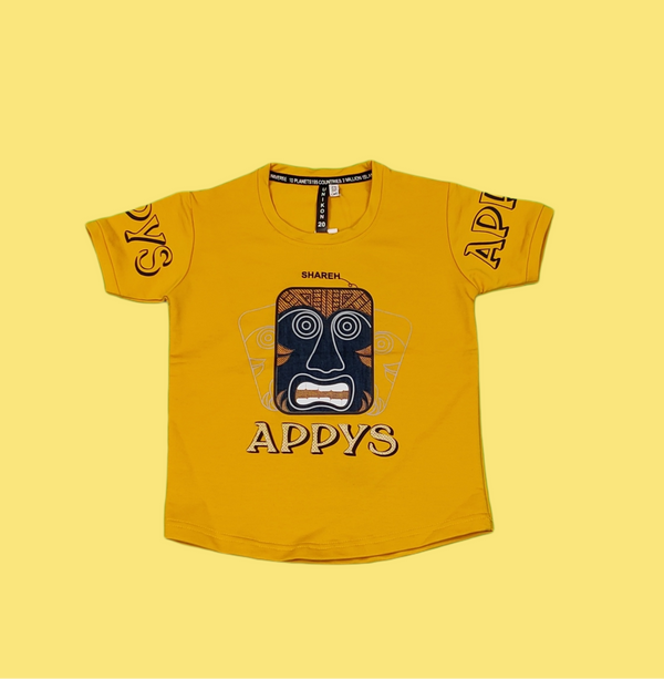 Mustard Colour T-Shirt(BC-BTSH_5824)