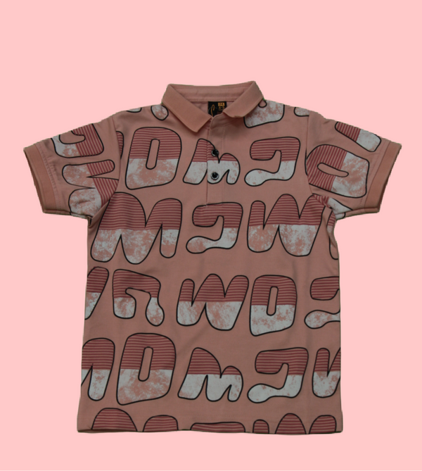 Peach Colour T-Shirt(BC-BTSH_5083)