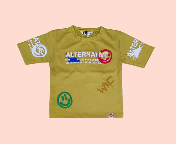 Mustard Colour T-Shirt(BC-BTSH_ALTERNATIVE)