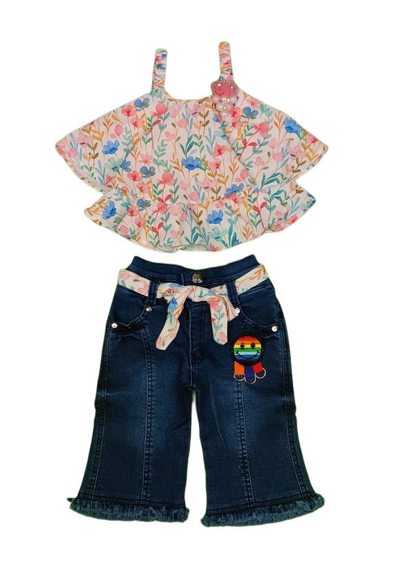 Multi Colour Skirt Top(GC-GWSD_7725)