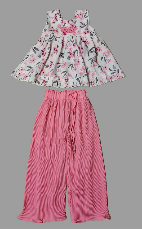 Onion Pink Colour Western Plazo Suit(GE-GPZS_480)