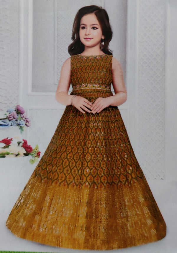 Mustard Colour Gown(GE-GGWN_3208)