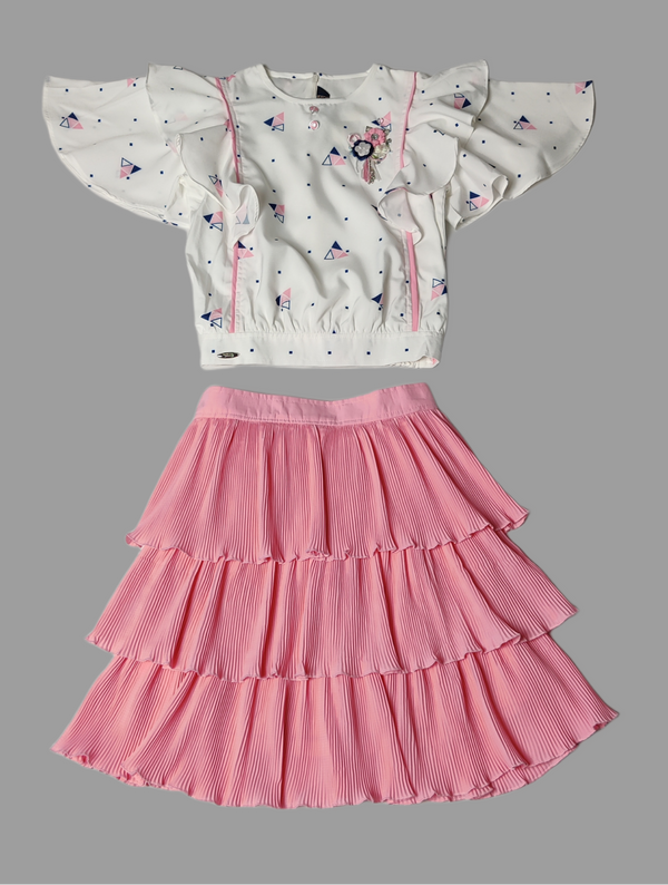 Pink Colour Skirt Blouse(GC-GSKT_9540)