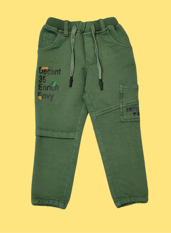 Mehandi Green Colour Jogger Pant(BC-BPAN_11771)