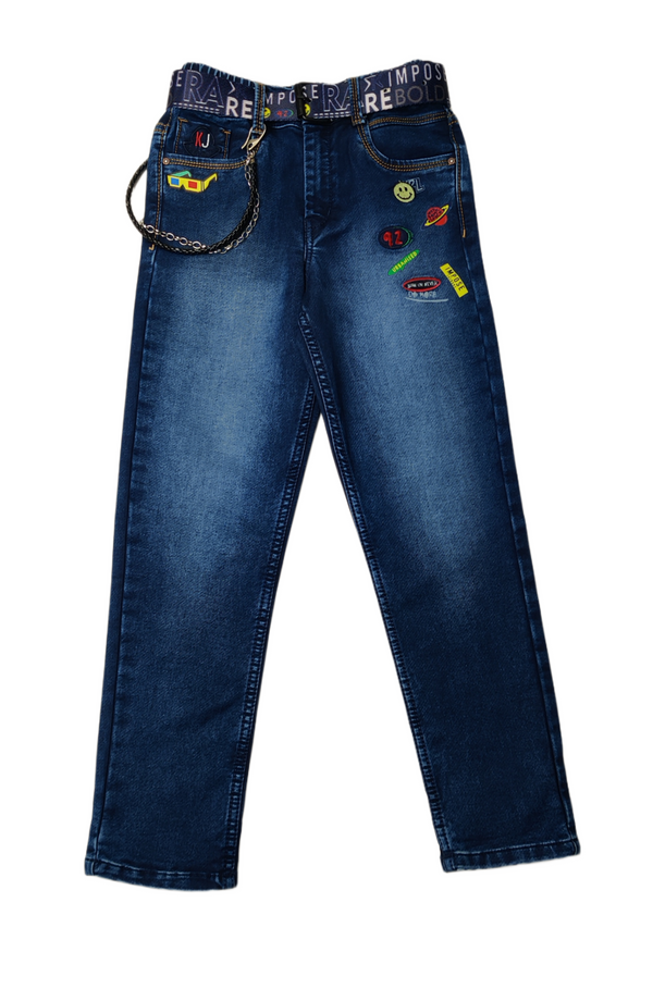 Dark Blue Colour Jeans(BC-BJNS_5465)