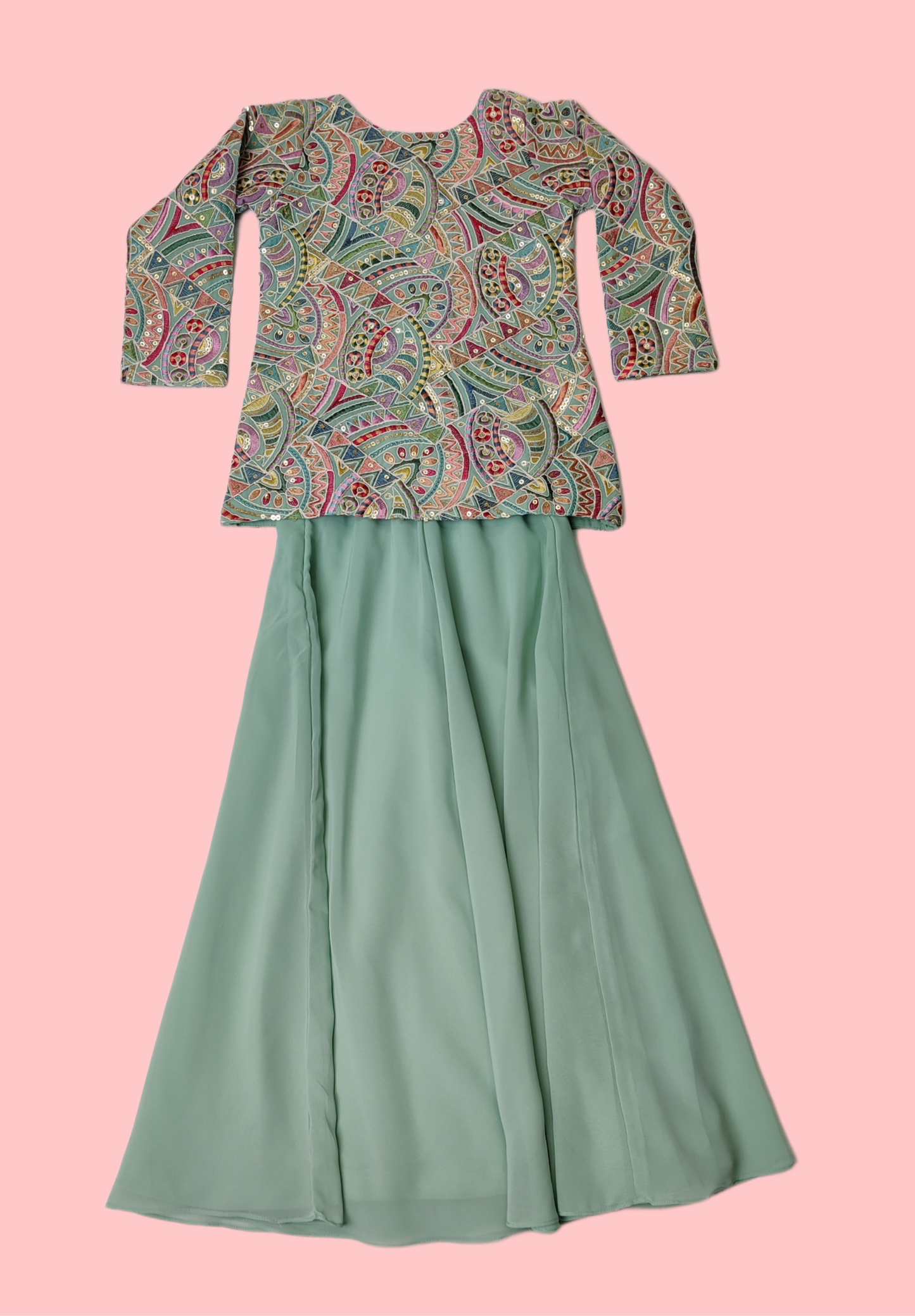 Pista Colour Plazo Suit(GE-GPZS_2250)