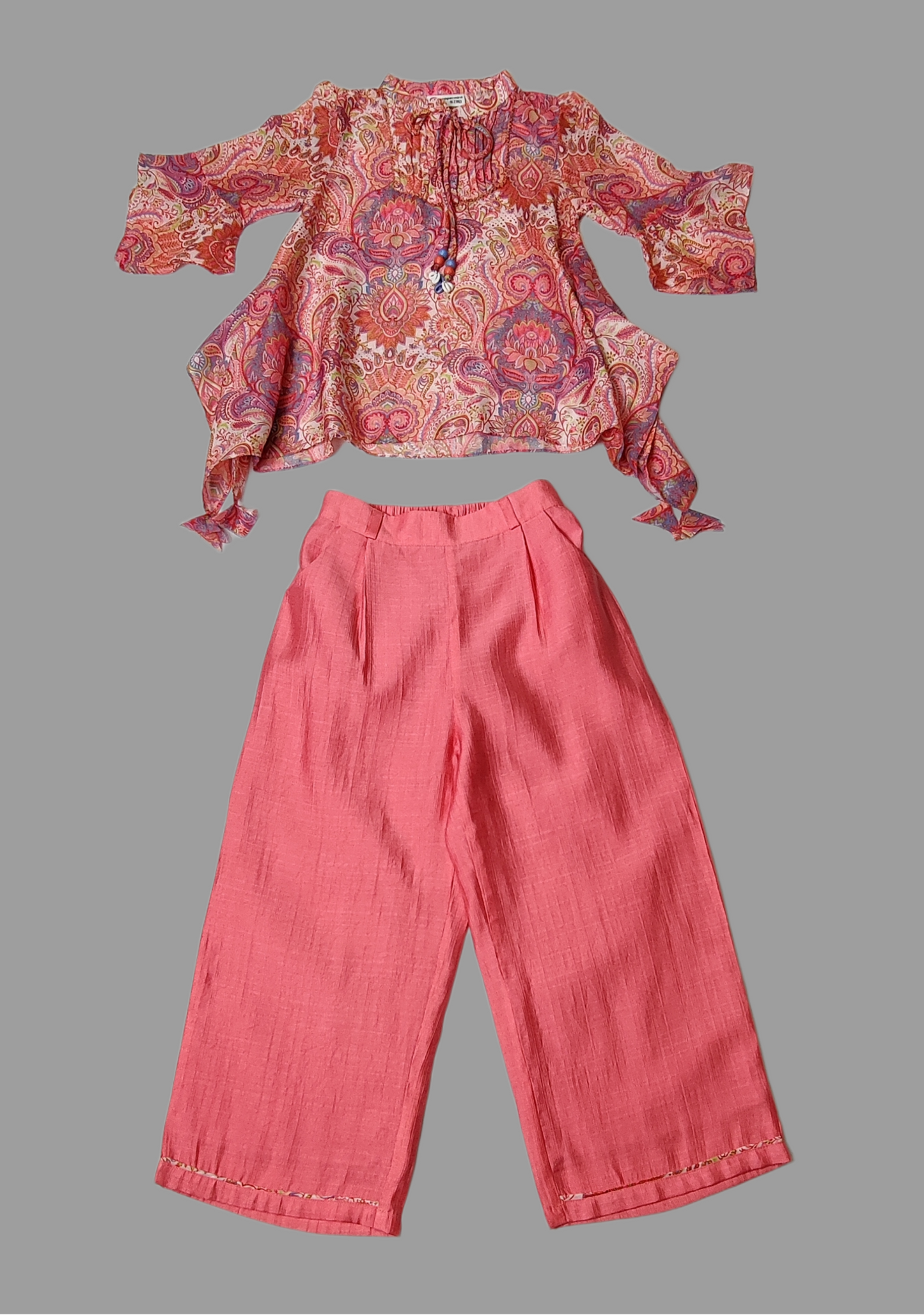 Peach Colour Plazo Suit(GE-GPZS_17104)