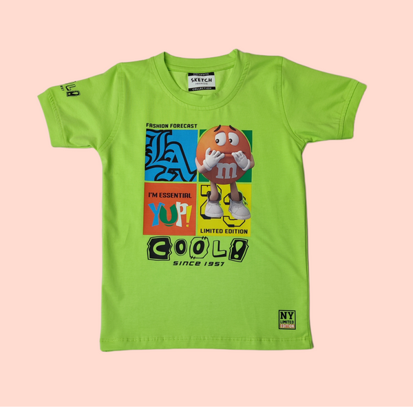Parrot Green Colour T-Shirt(BC-BTSH_4065)