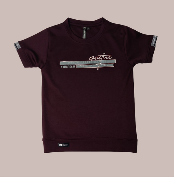 Wine Colour T-Shirt(BC-BTSH_6641)