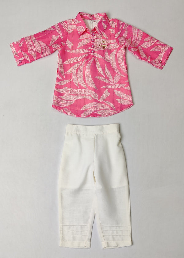 Pink Colour Skirt Top(GC-GMID_827)