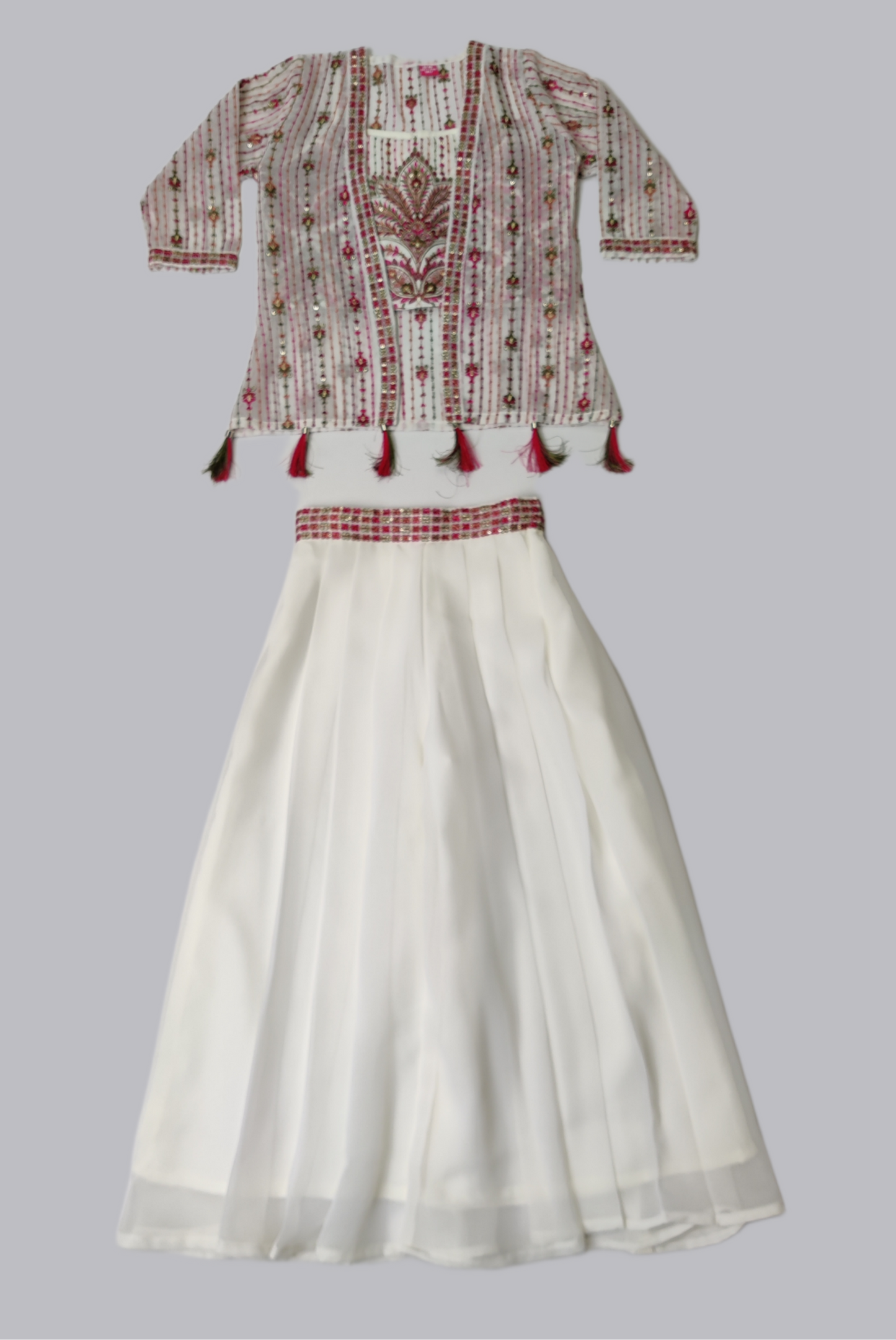 Cream Colour Plazo Suit(GE-GPZS_3177)