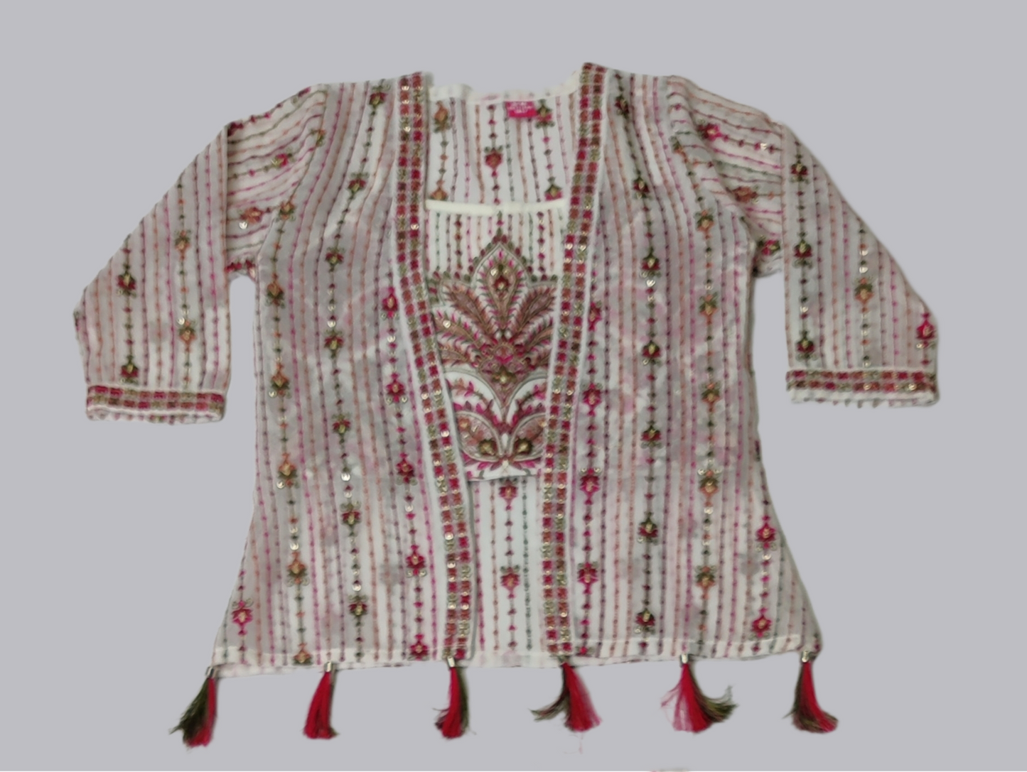 Cream Colour Plazo Suit(GE-GPZS_3177)