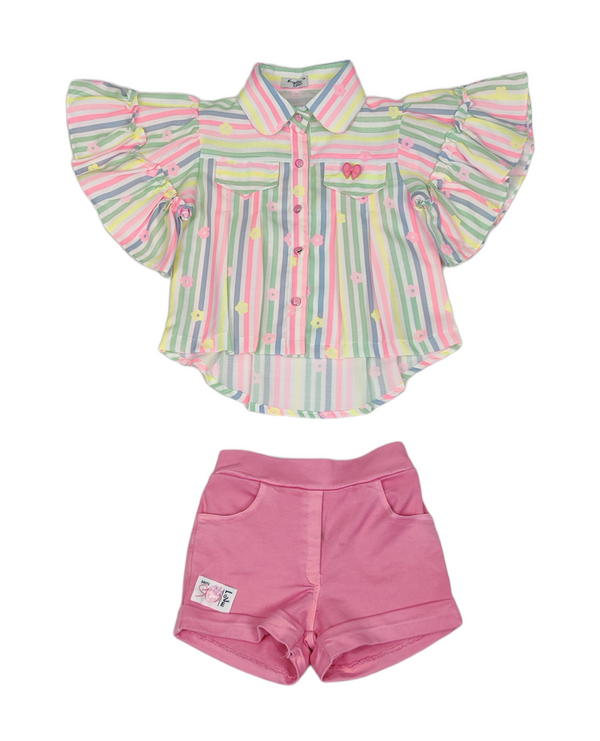 Pink Colour Skirt Blouse(GC-GSKT_3232)