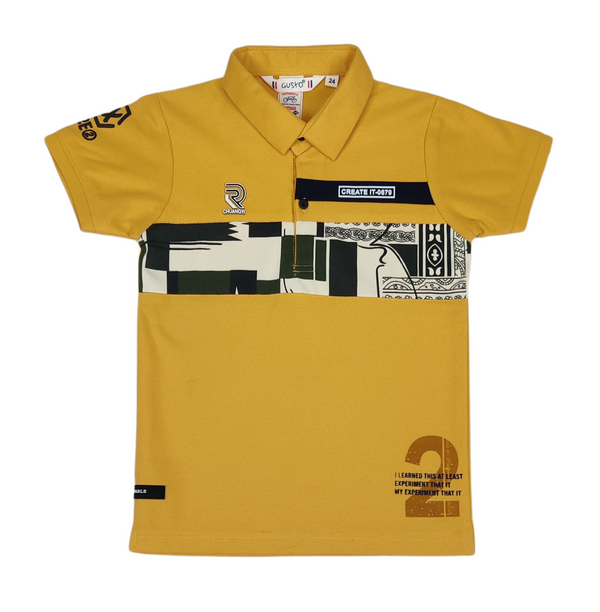 Mustard Colour T-Shirt(BC-BTSH_7040)