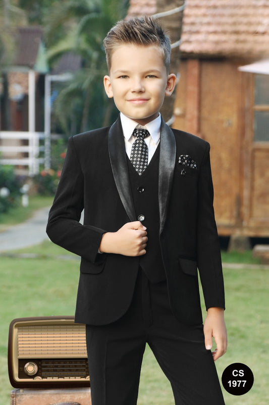 Black Colour Coat Suit(BE-BCSU_1977)