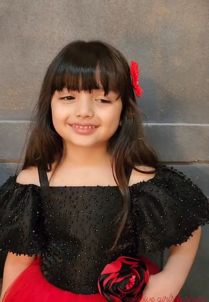 Red Colour Gown(GE-GGWN_5067)