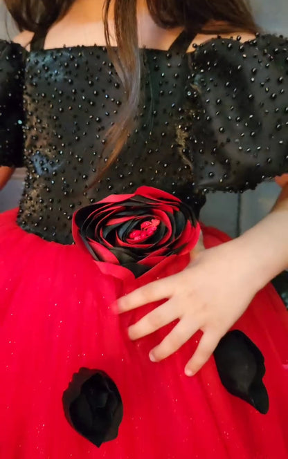 Red Colour Gown(GE-GGWN_5067)