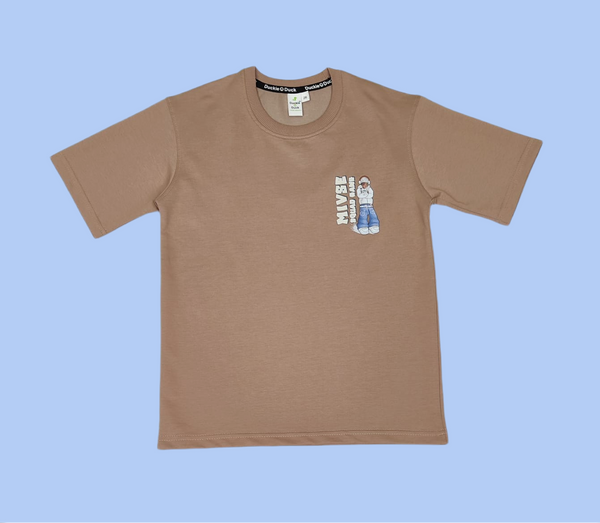 Fawn Colour T-Shirt(BC-BTSH_112)