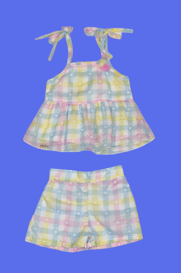 Multi Colour Skirt Blouse(GC-GSKT_9827)