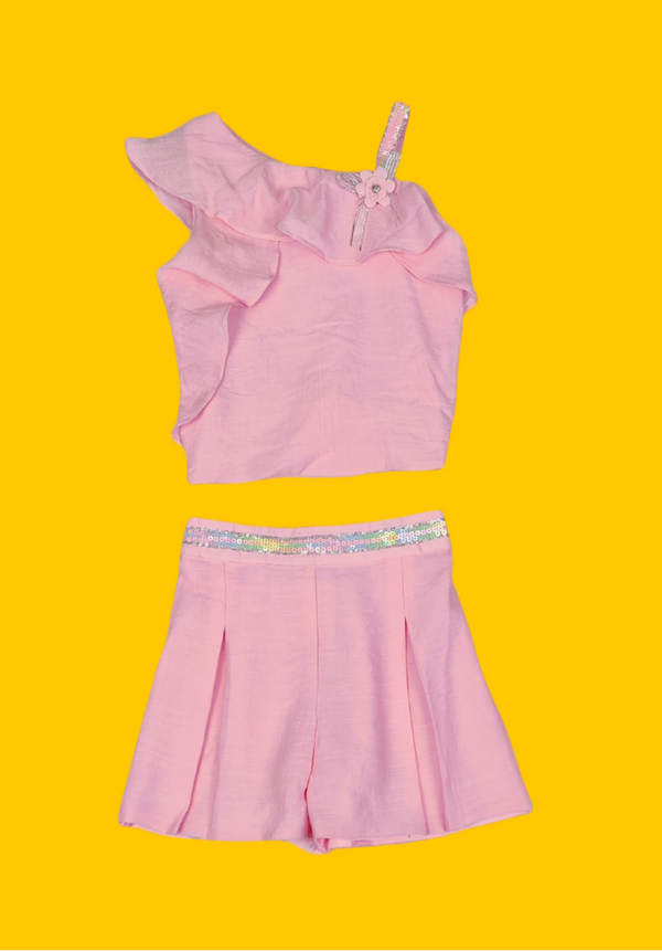 Pink Colour Skirt Blouse(GC-GSKT_5739)