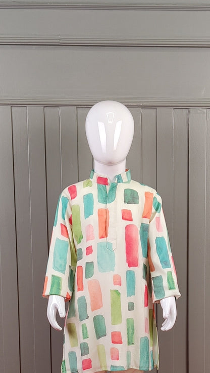 Fawn Colour Kurta Set(BE-BKUS_297)