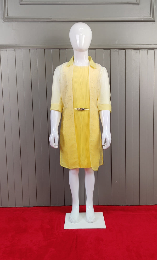 Yellow Colour Middie(GC-GMID_5783)