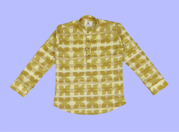 Mustard Colour Kurta Shirt(BC-BSHC_40509)