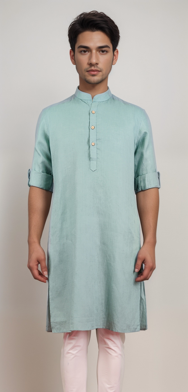 Mint Colour Kurta Set(ME-MKUS_GURU 21)