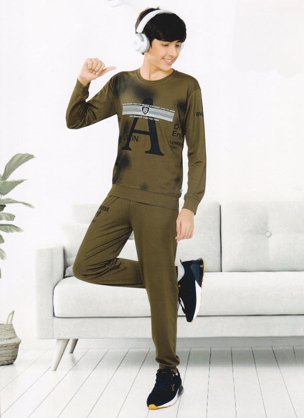 Olive Green Colour Nightwear(BC-BNWR_9504)