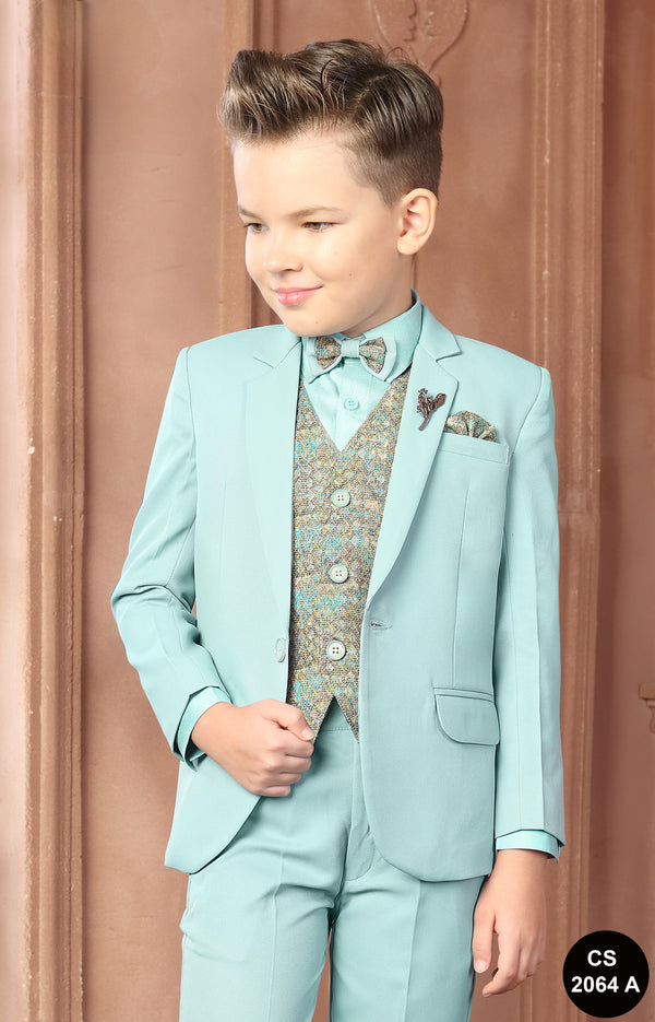 Mint Colour Coat Suit(BE-BCSU_2064B)