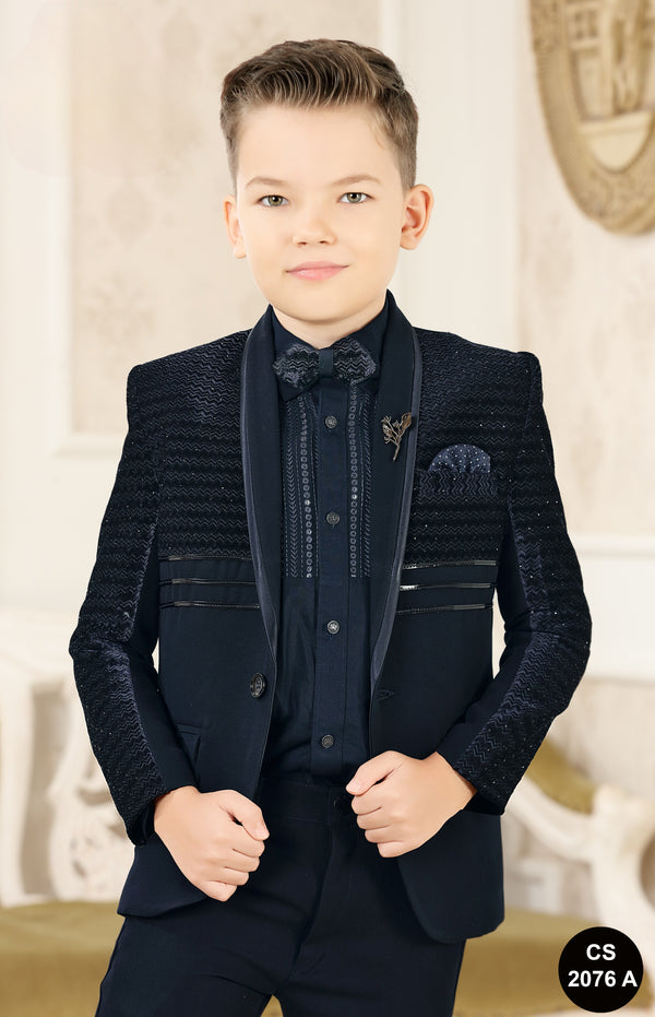 Black Colour Coat Suit(BE-BCSU_2076A)