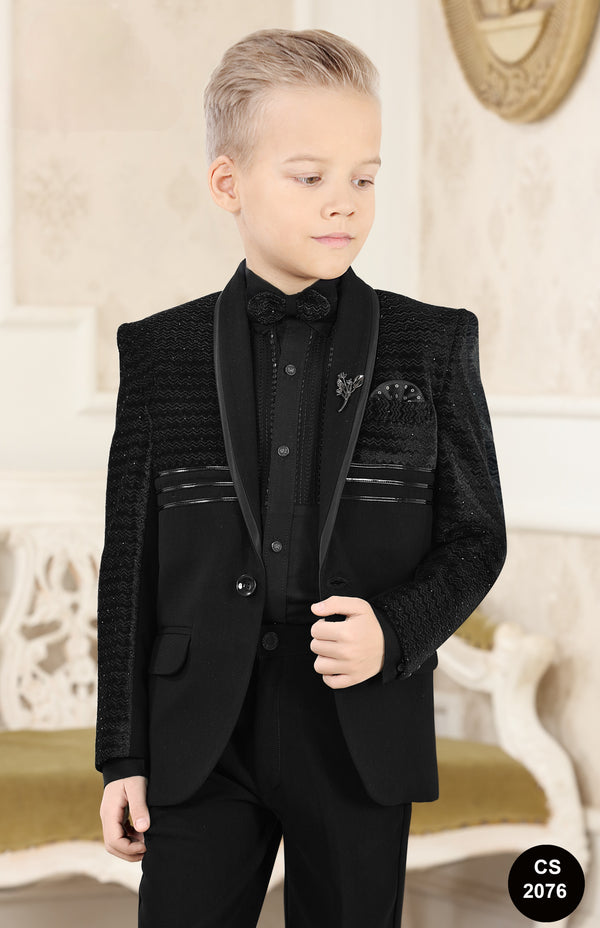 Black Colour Coat Suit(BE-BCSU_2076)