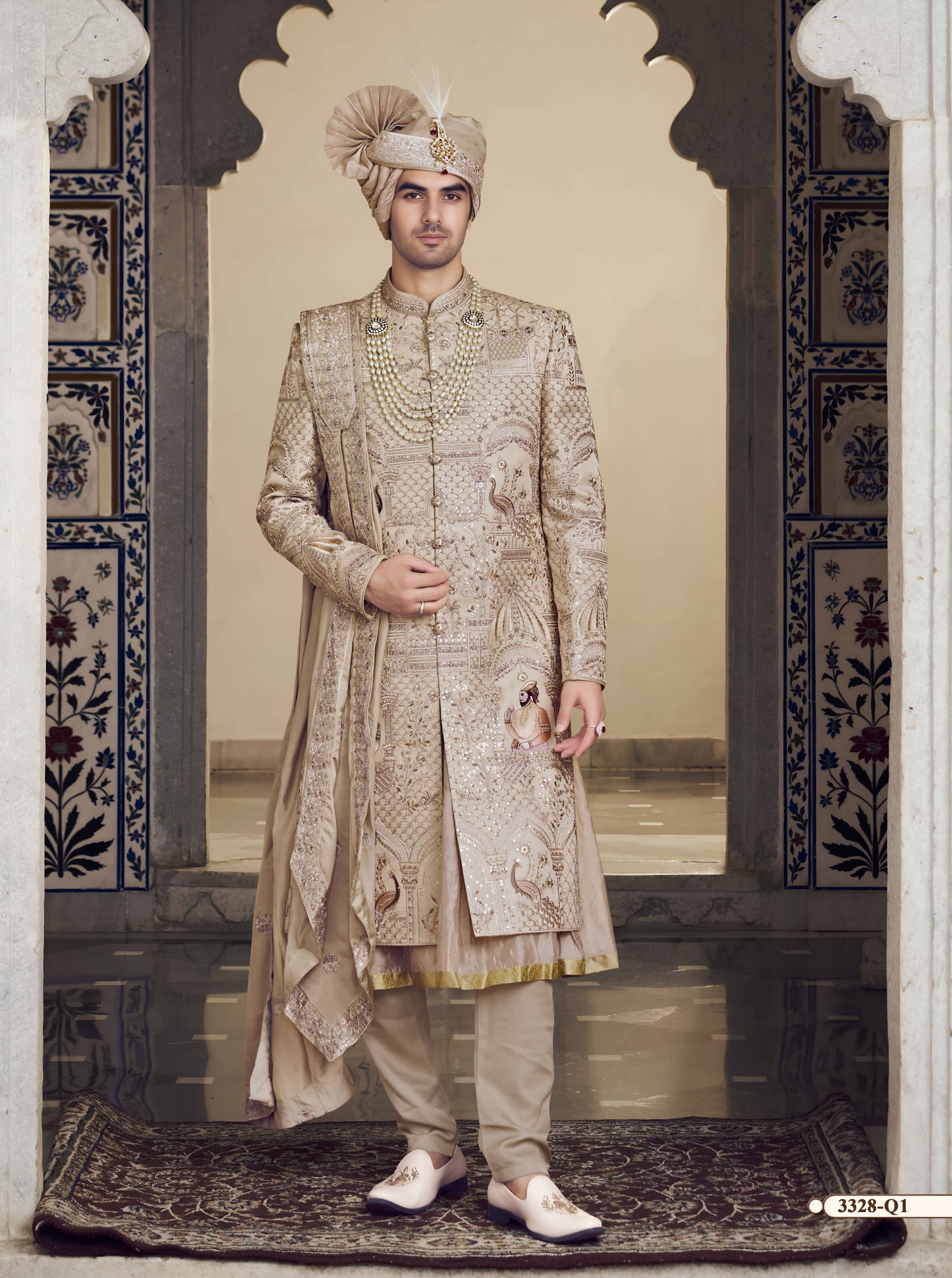 Khakhi Colour Sherwani(ME-MSRW_3328)