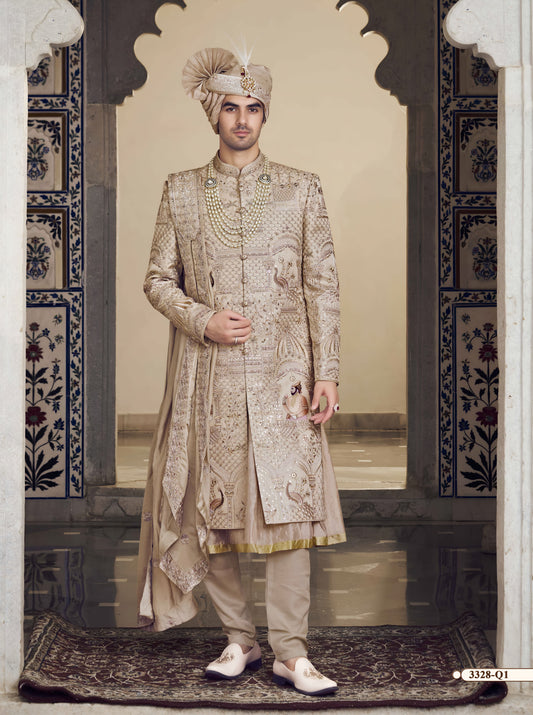 Khakhi Colour Sherwani(ME-MSRW_3328)