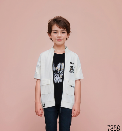 Cream Colour Jacket(BC-BJCK_7858)