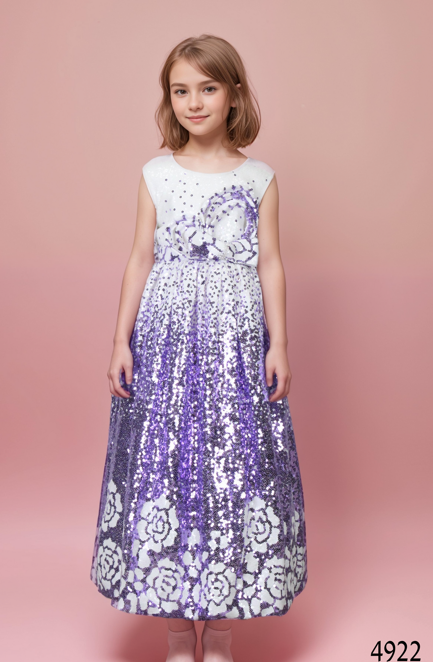 Purple Colour Gown(GE-GGWN_4922)
