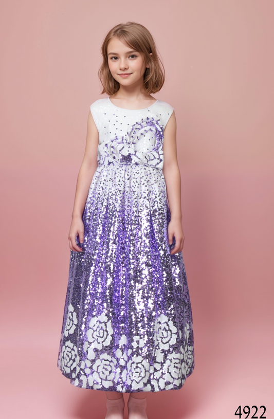 Purple Colour Gown(GE-GGWN_4922)