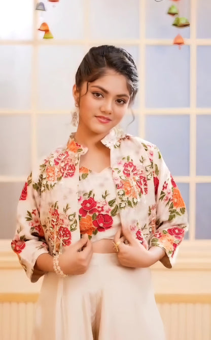 Chickoo Colour Plazo Set(GE-GPZS_1220)