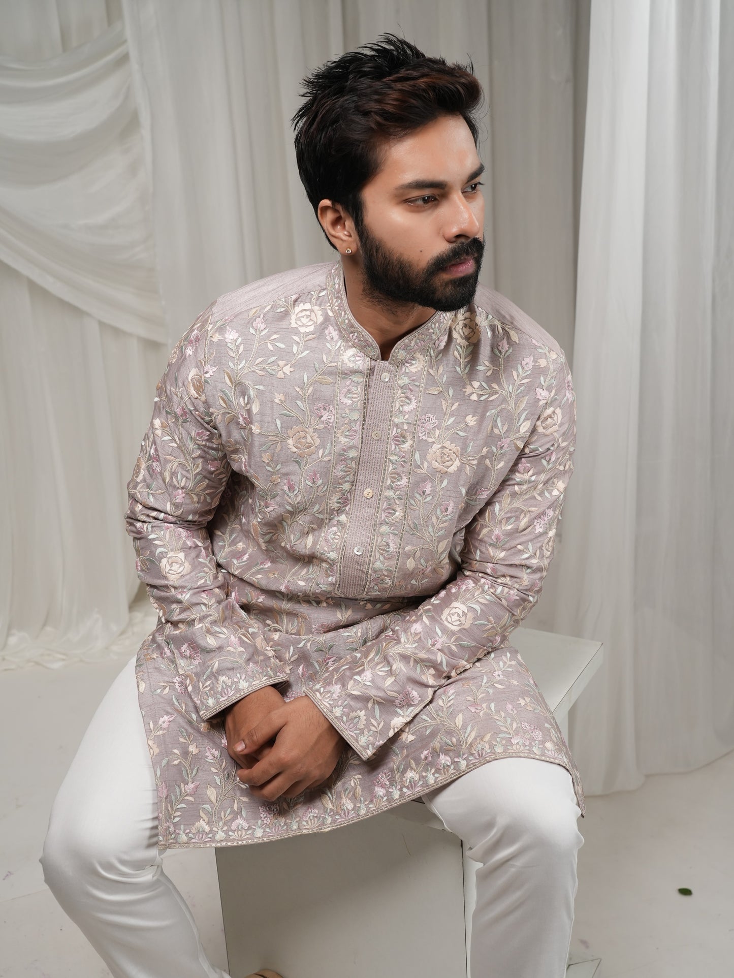 Mouse Colour Kurta Set(ME-MKUS_AW 738)