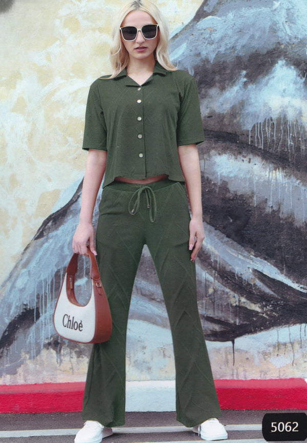 Green Colour Nightwear(LC-WNWR_5062)