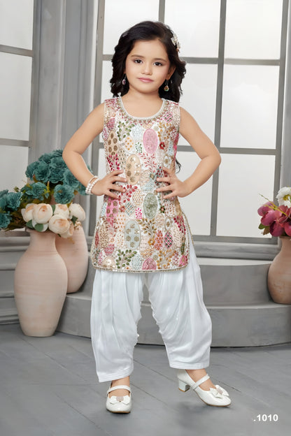 Cream Colour Chudidar(GE-GCHU_1010)