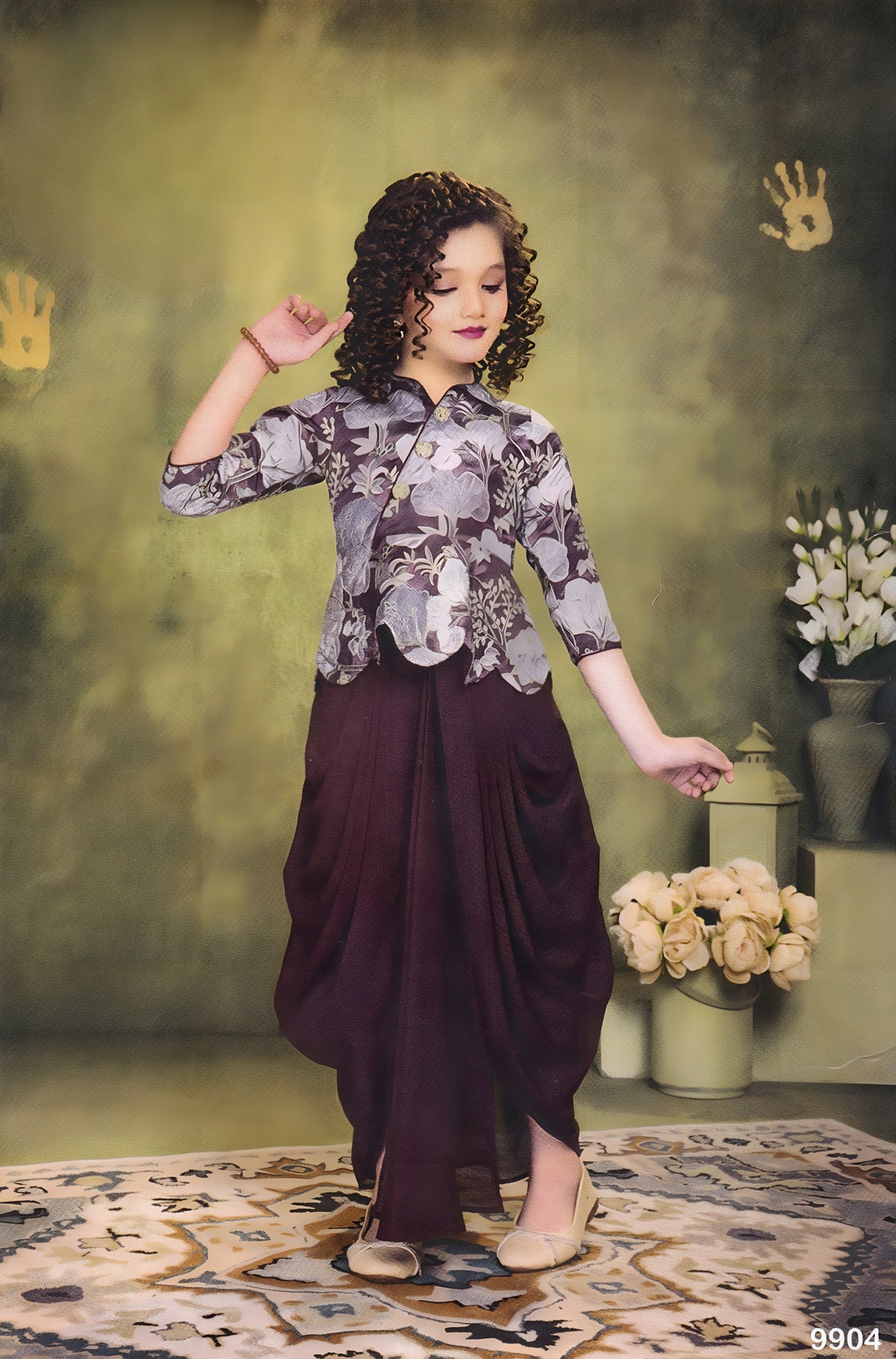 Maroon Colour Ghaghra Choli(GE-GGHC_9904)