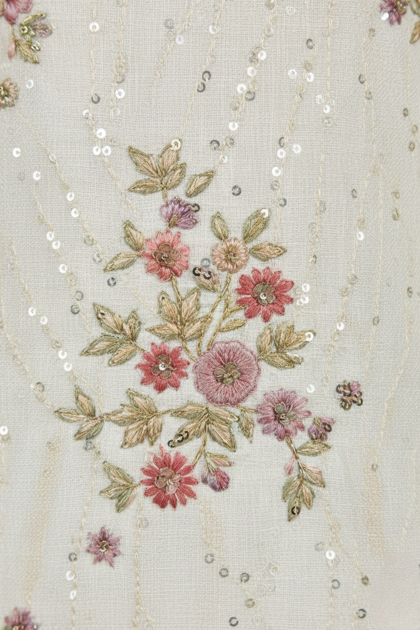 Cream Colour Kurta with Bottom(ME-MKUS_2252)