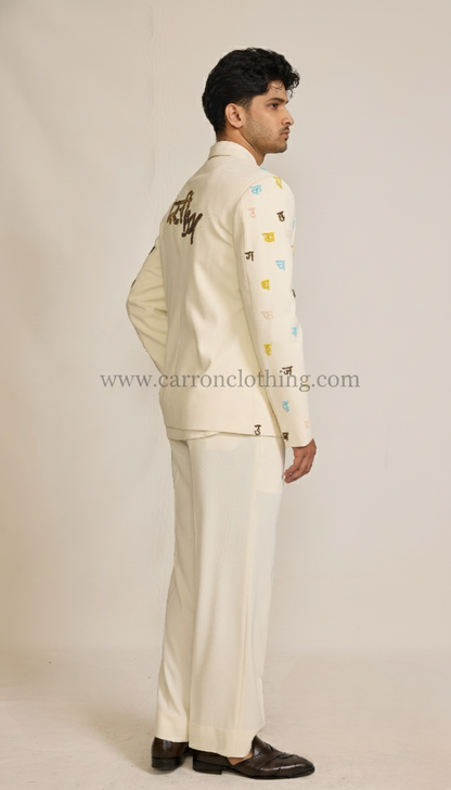 Cream Colour Bomber Jacket(ME-MINW_DESI BOY)