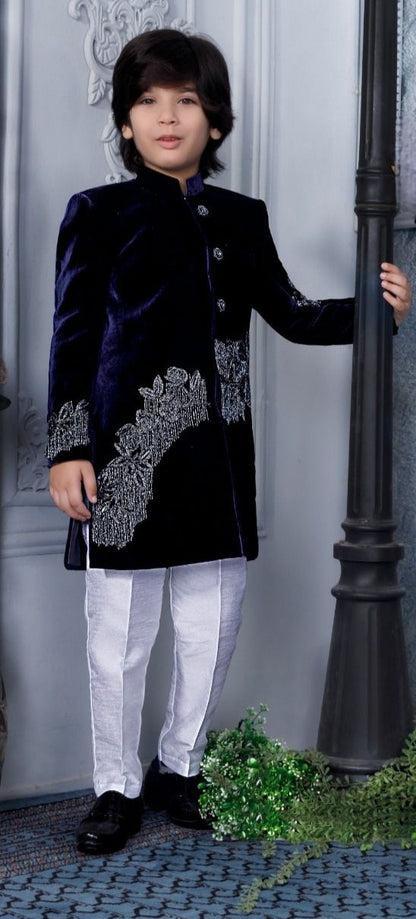 Navy Blue Colour Indo Western(BE-BINW_2067)