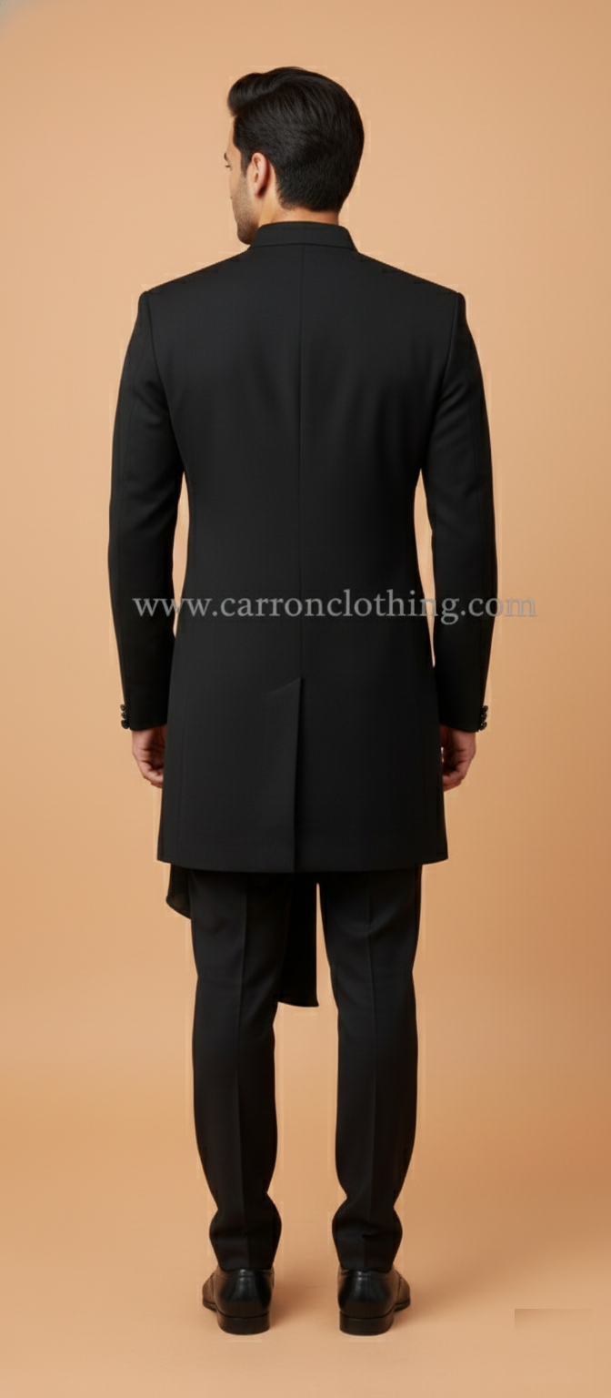 Black Colour Indo Western(ME-MINW_3152)