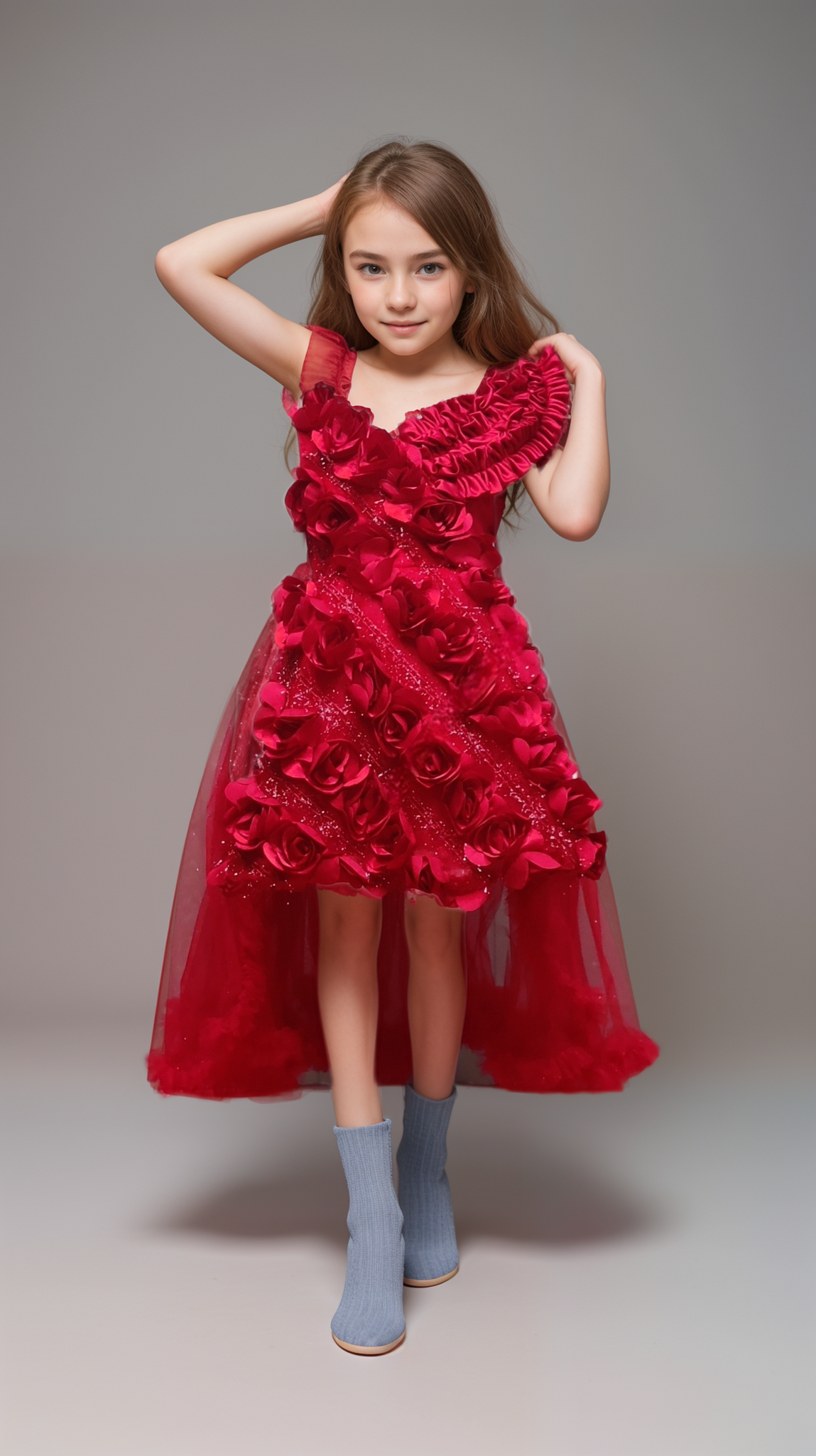 Red Colour Gown(GE-GGWN_2020)