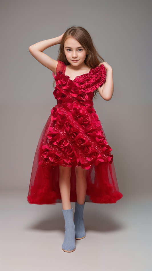 Red Colour Gown(GE-GGWN_2020)